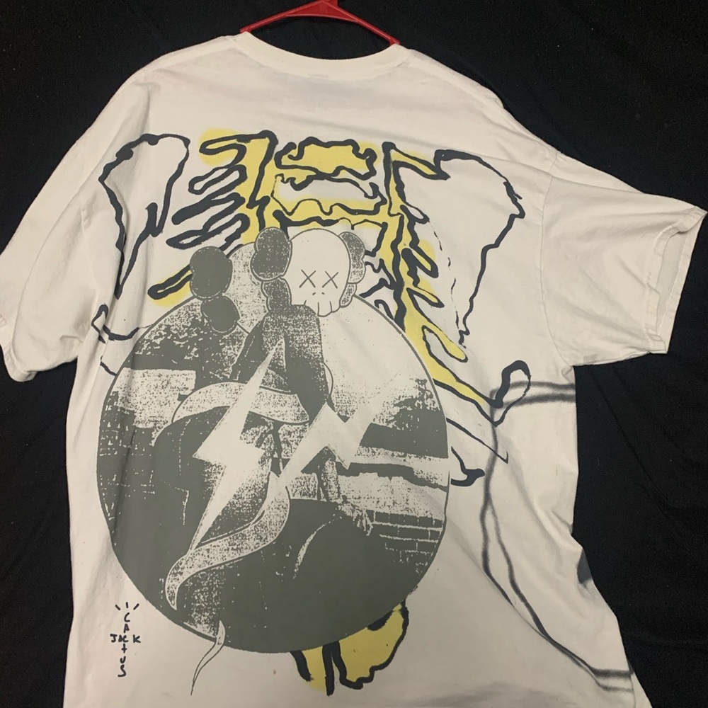 Kaws x Travis Scott collab tee
